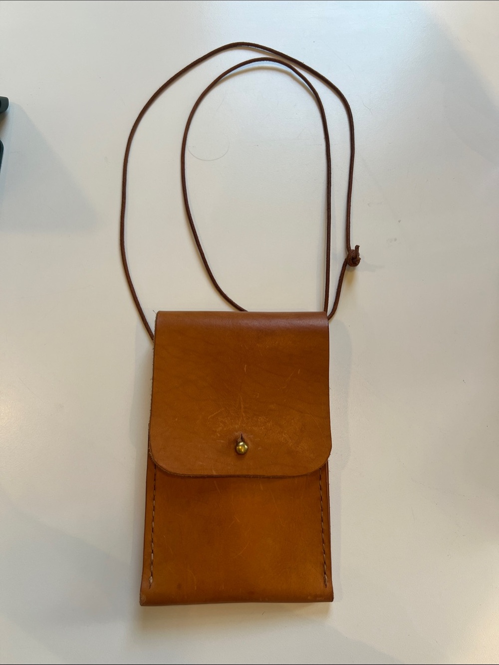 Luna Goods Veg Tanned Leather Handmade Bag